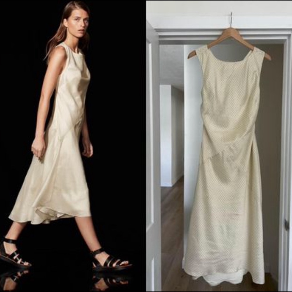 Babaton Cream Maxi Dress